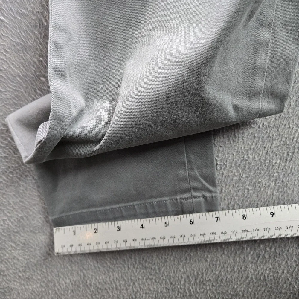Banana Republic Men Pants 34X32 Gray Chino Twill Mason Athletic Tapered‎ Fit